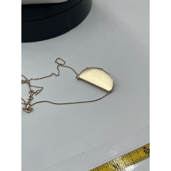 Stella & Dot Collector's Box Peach Pink Quartz Pendant Necklace - Picture 9 of 13